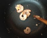 卵1個で虾仁炒鸡蛋 卵とむき海老の炒め物作り方5写真