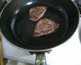 簡単 牛肉のステーキ!!中華風ソースで♪作り方4写真