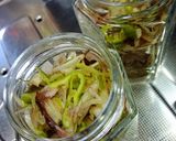 簡単！茗荷と万願寺唐辛子の麺つゆ漬け♪作り方2写真