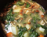 ＊鶏肉とモロヘイヤのとろとろなめこ汁＊作り方7写真