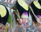 なすの豚チーズ挟み焼き作り方2写真
