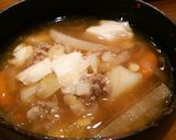 野菜何でも汁with豚挽き肉。作り方8写真
