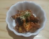 洋風そぼろ♥茄子とエリンギ汁なしミート丼作り方8写真