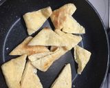 ヘルシー　もやしと油揚げの炒め物作り方1写真