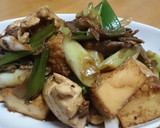 ねぎと厚揚げと鶏肉のコク旨炒め作り方8写真