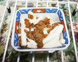 Ｗサクサク長芋と納豆お揚げさん✴作り方2写真