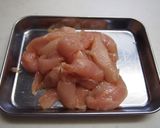 鶏ささみのエビチリに見えるかな風(^^;作り方2写真