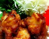 メイトーレモンティを使った鶏の唐揚げ作り方4写真