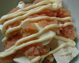 簡単ヘルシー豆腐めんたいマヨグラタン作り方3写真