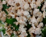 鶏そぼろとオクラの冷やしうどん作り方5写真