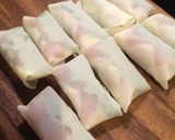 ＊ささみチーズの揚げないヘルシー春巻き＊作り方5写真