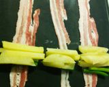 豚バラで肉巻きバター醤油風味☆作り方3写真