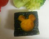ミッキー&ミニーのお好み焼きキャラごはん作り方2写真