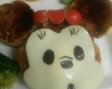 ミッキー&ミニーのお好み焼きキャラごはん作り方11写真