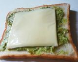 アボカドディップとチーズのオープンサンド作り方2写真