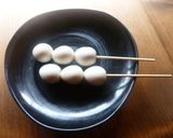 うずら玉子の串揚げ♪作り方1写真