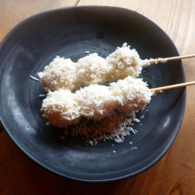 アクリルキーホルダー うずらの卵串とハムカツ串 アクリルキーホルダー うずらの卵串とハムカツ串 dotswrestler