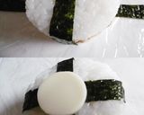 プレゼントおりぼんデコおにぎり作り方6写真
