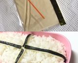 お弁当に 水玉おリボン プレゼントご飯作り方3写真