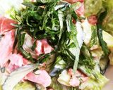 簡単☆厚揚げ エビ 空芯菜の炒め作り方10写真