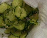 ホットベーコンのせ ♪野菜たっぷりサラダ作り方3写真