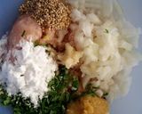 里芋と大葉入り鶏団子の煮物作り方1写真