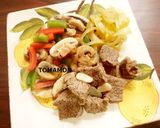 ルール健康フライパンで作る中華あじ牛弁当作り方11写真