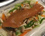 漁師町の＊ホイル包み鮭のちゃんちゃん焼き作り方6写真