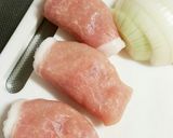 簡単さっと！玉ねぎの豚肉マキマキ！作り方3写真
