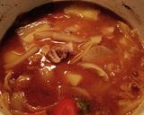 白菜と鶏肉野菜いろいろ味噌煮込み作り方4写真