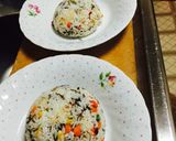 もずく楽部☆簡単もず麻婆天津炒飯作り方1写真