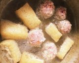 鶏つみれの味噌汁作り方2写真