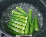 オクラちくわのピリ辛マヨポン(*^^*)作り方1写真