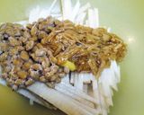 ネバネバ♪【長いもとオクラのなめ茸納豆】作り方1写真