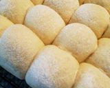 HB生地豆腐ちぎりパン♪モロヘイヤ×小豆作り方10写真