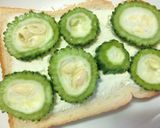 うす塩ゴーヤとベーコンの和トースト作り方5写真