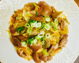 砂肝とザーサイネギの食べるラー油炒め❤️作り方3写真