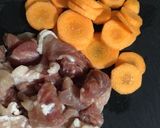 豚汁的肉豆腐作り方1写真