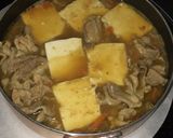 豚汁的肉豆腐作り方3写真