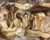きのこたっぷりサーモンのホイル焼き作り方6写真