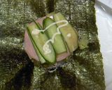 コンビニのカット野菜でおにぎらず♡♡作り方3写真