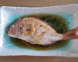 フライパンで手軽に鯛の煮付け！作り方5写真