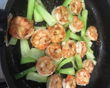 ニンニク無しのさっぱり青梗菜と海老炒め作り方2写真