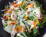 フライパンで☆野菜たっぷり蒸ししゃぶ作り方3写真