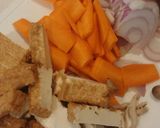うまうま！豚肉と厚揚げの味噌炒め作り方1写真