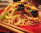 チキンそーみんチャンプルー作り方4写真