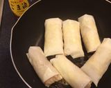 麻婆春雨な春巻き＊フライパンで焼きつけ作り方7写真