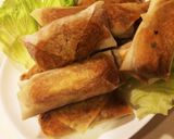 麻婆春雨な春巻き＊フライパンで焼きつけ作り方8写真