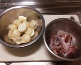 里いもとイカの煮物作り方1写真