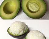 アボカドグラタン グリルサーモンチーズ作り方3写真